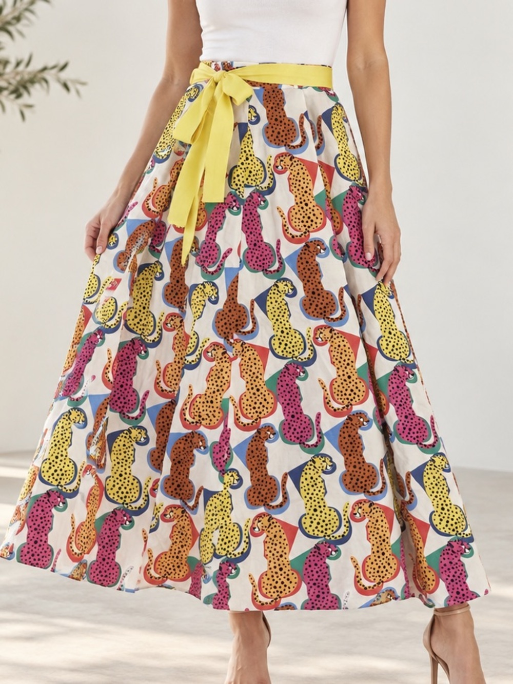 Women's Trendy Printed Maxi Skirt